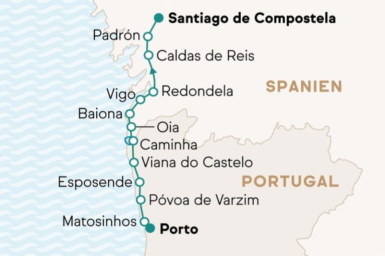 Individuelle Wanderreise auf dem Jakobsküstenweg